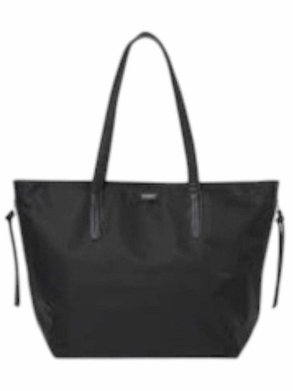 BOTKIER New York Bond Black Nylon Tote Bag Large Zip Top Shoulder Bag